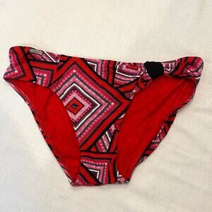 BRAND NEW‎ Lole M Red Print "CHANA" Bikini Bottom